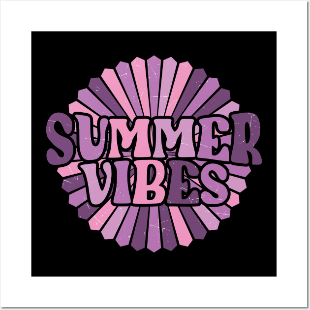 Pink Summer Vibes Wall Art by Miozoto_Design